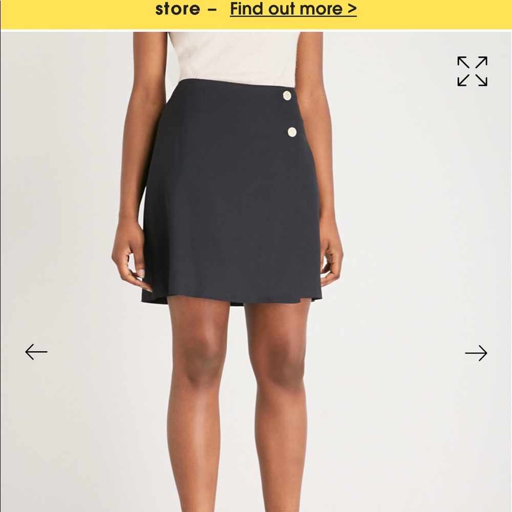 BNWT REISS Tally Skirt Tailored Wrap Skirt Size 10